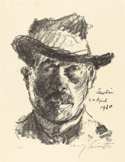 Self Portrait Selbstbildnis Ii by Lovis Corinth
