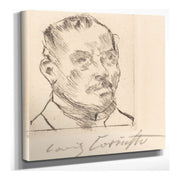 Self Portrait Selbstbildnis Kopf by Lovis Corinth