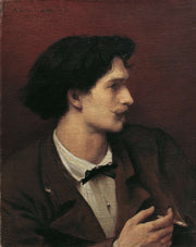 Self Portrait With Cigarette by Anselm Feuerbach