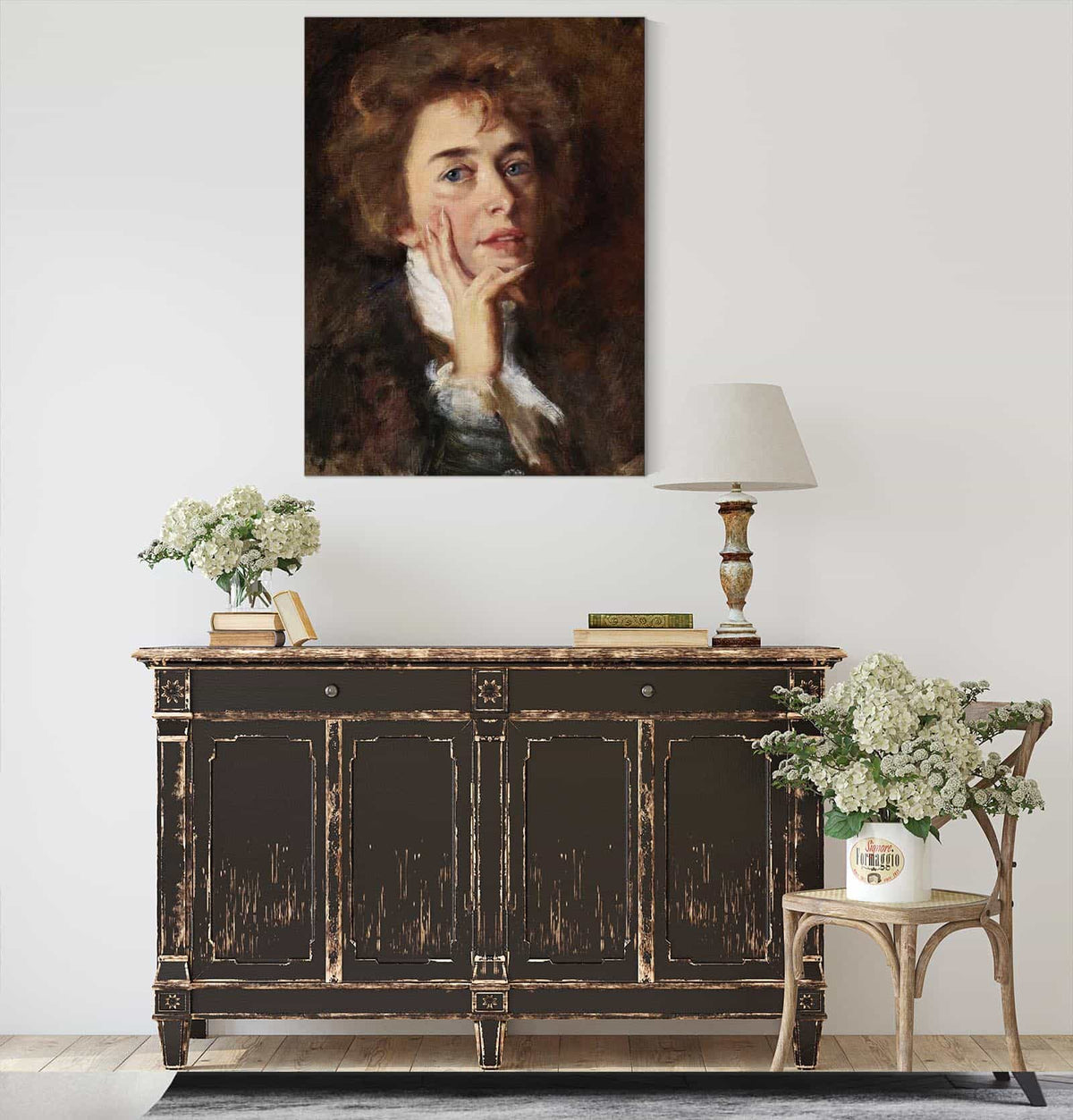 Self Portrait With Jabot by Alice Pike Barney