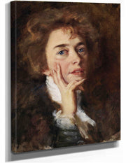 Self Portrait With Jabot by Alice Pike Barney
