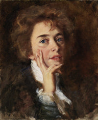 Self Portrait With Jabot by Alice Pike Barney