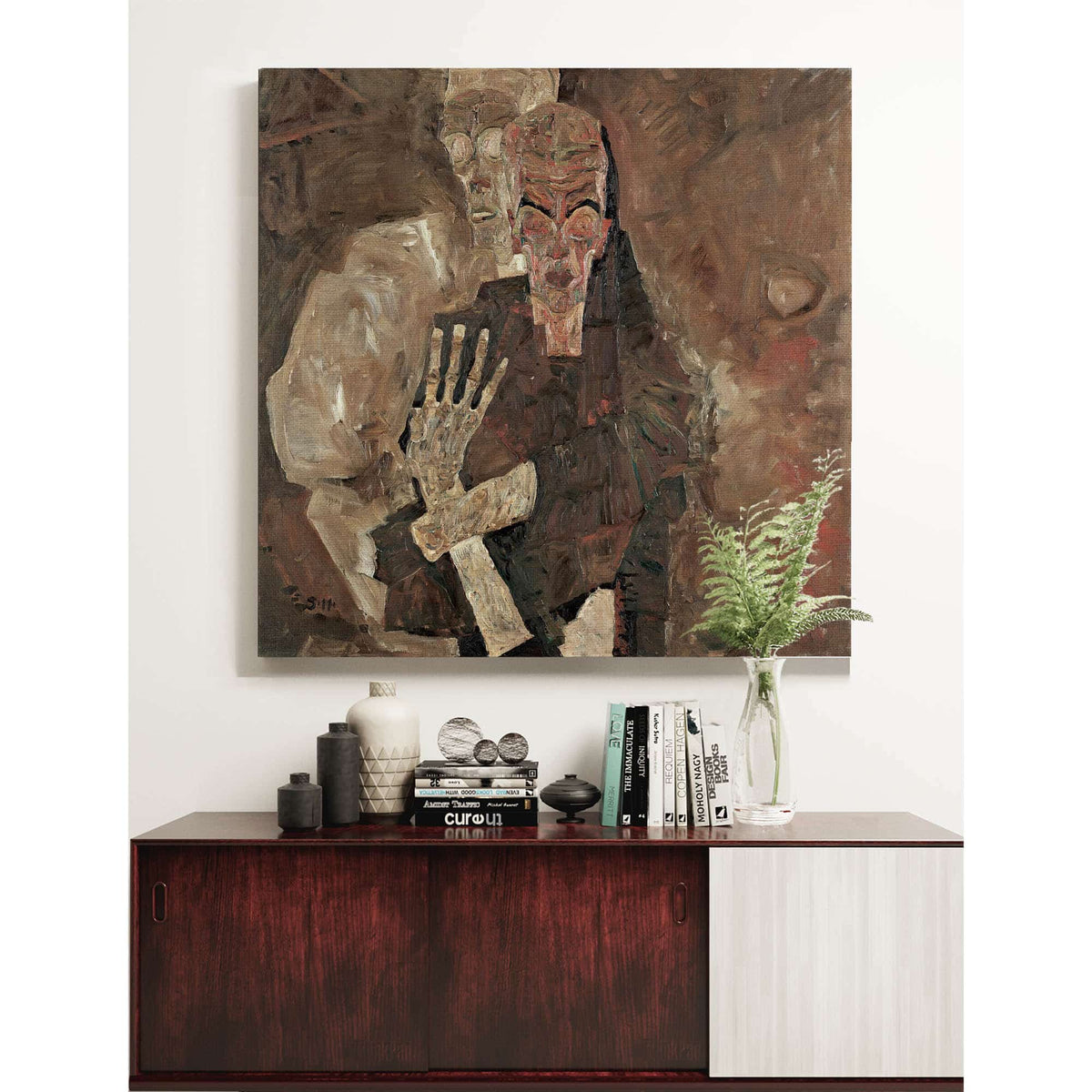 Self Seer Ii Death And Man by Egon Schiele