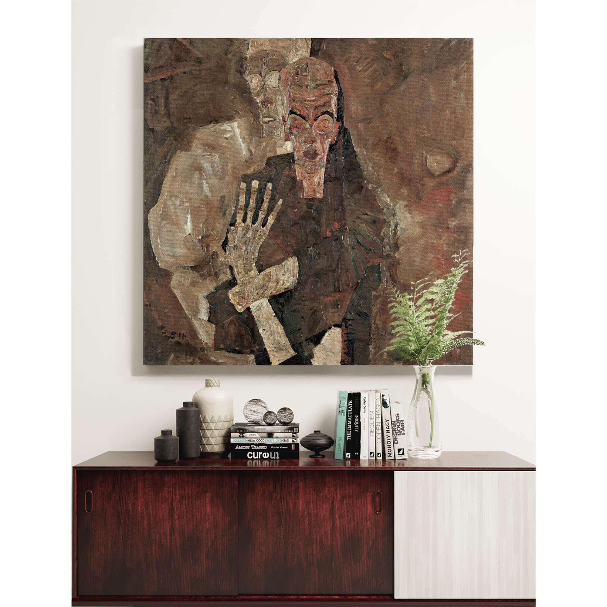 Self Seer Ii Death And Man by Egon Schiele