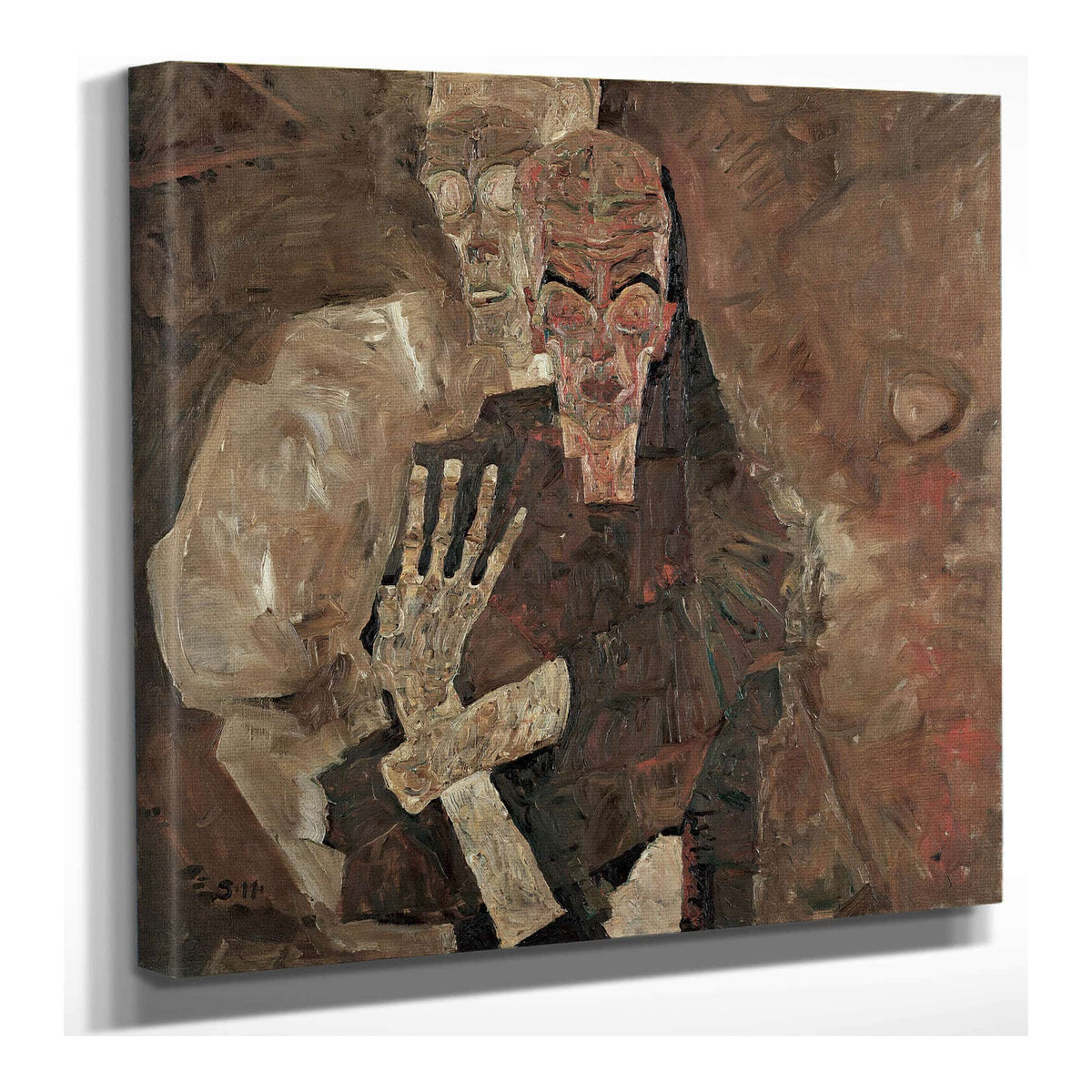 Self Seer Ii Death And Man by Egon Schiele