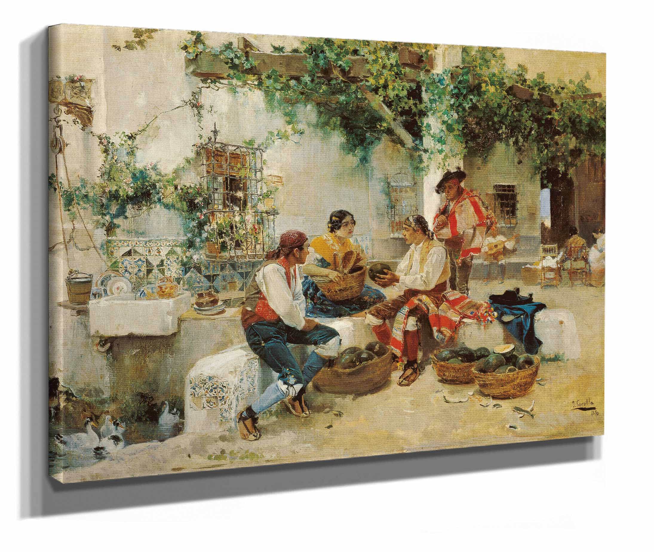 Selling Melons by Joaquin Sorolla