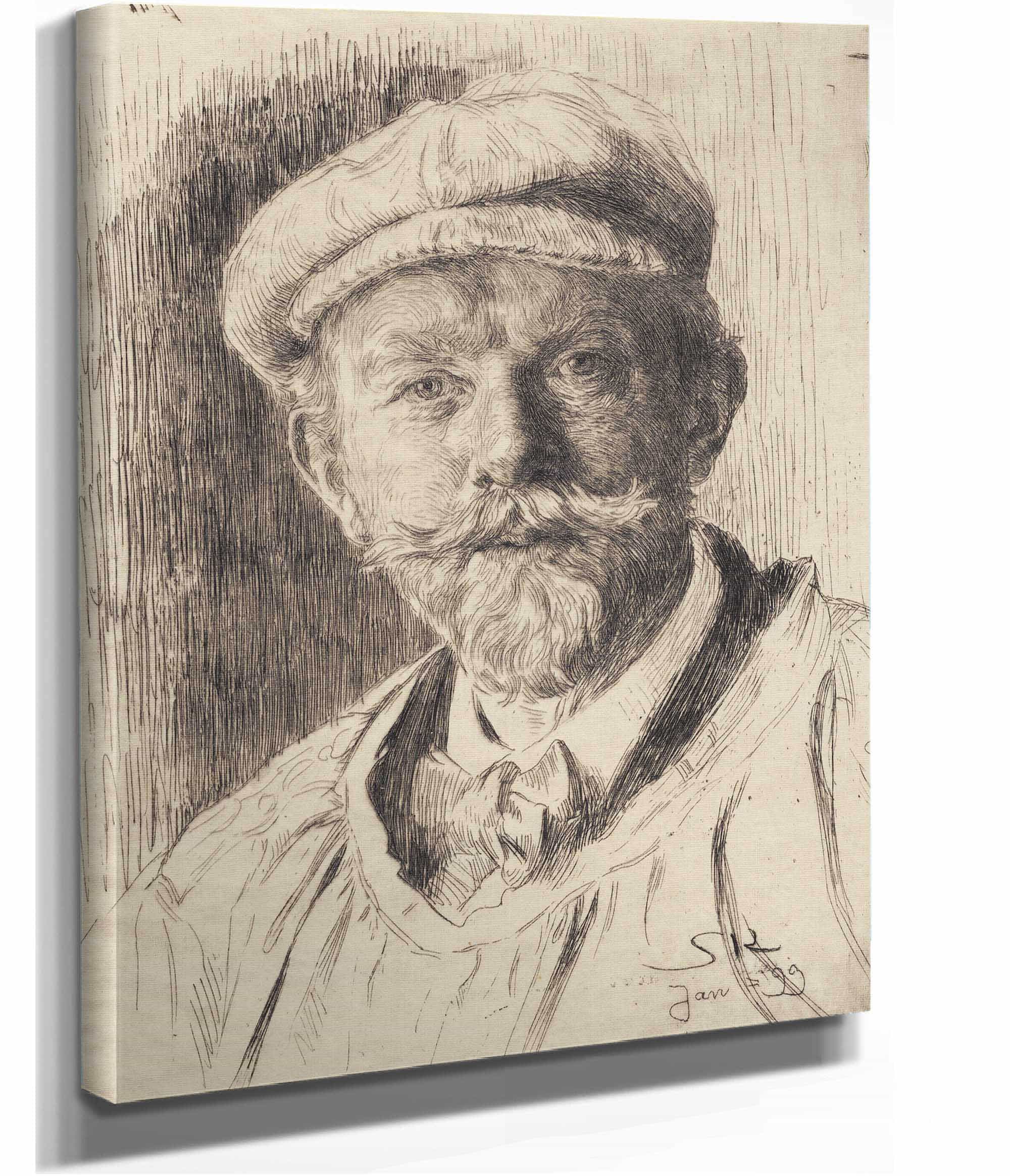 Selvportraet by Peder Severin Kroyer