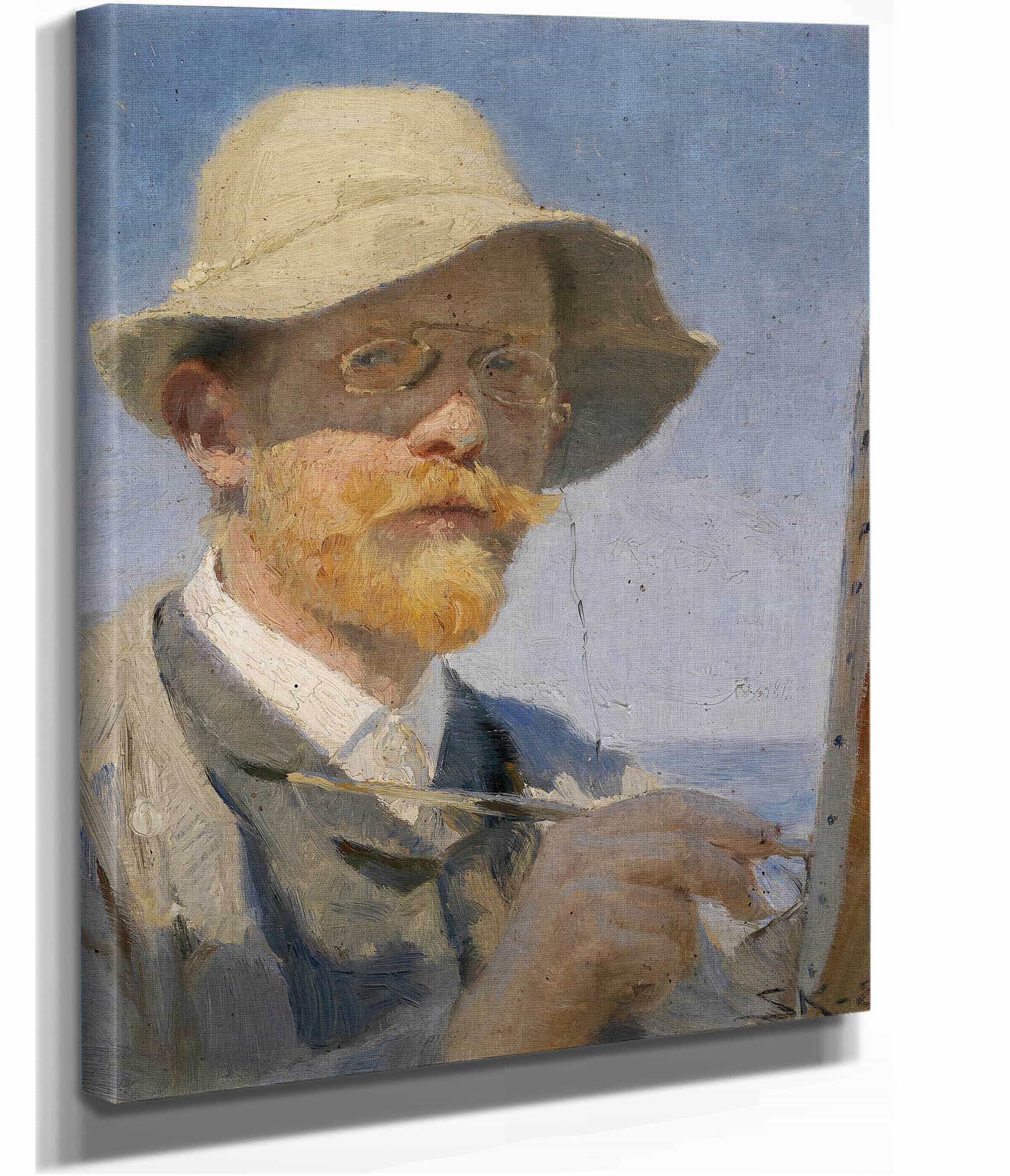 Selvportraet by Peder Severin Kroyer