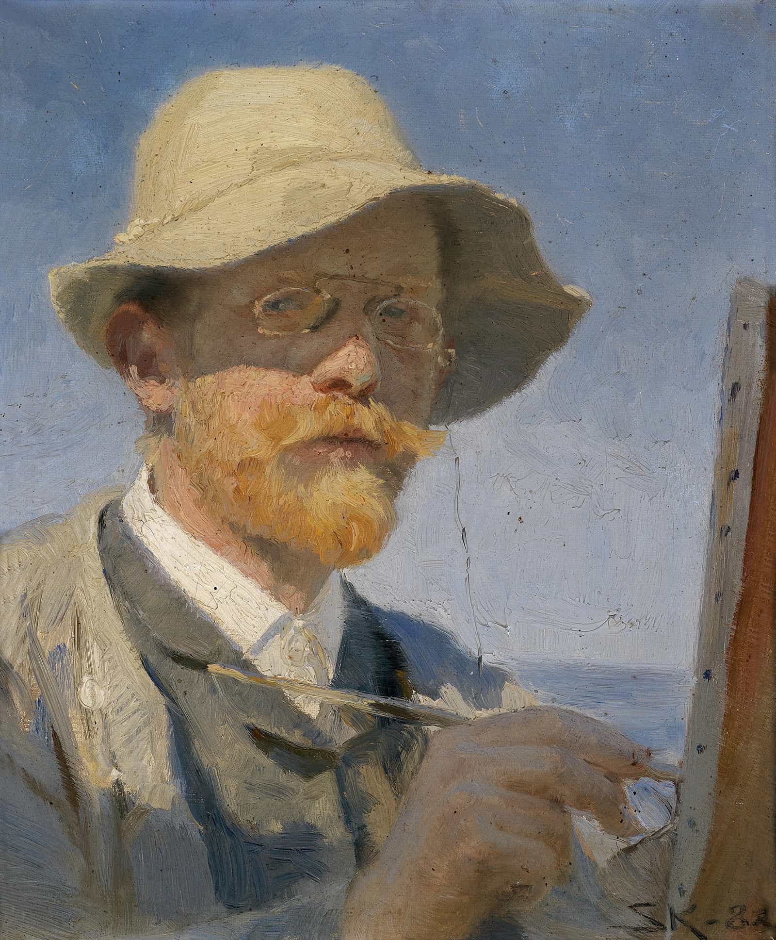 Selvportraet by Peder Severin Kroyer