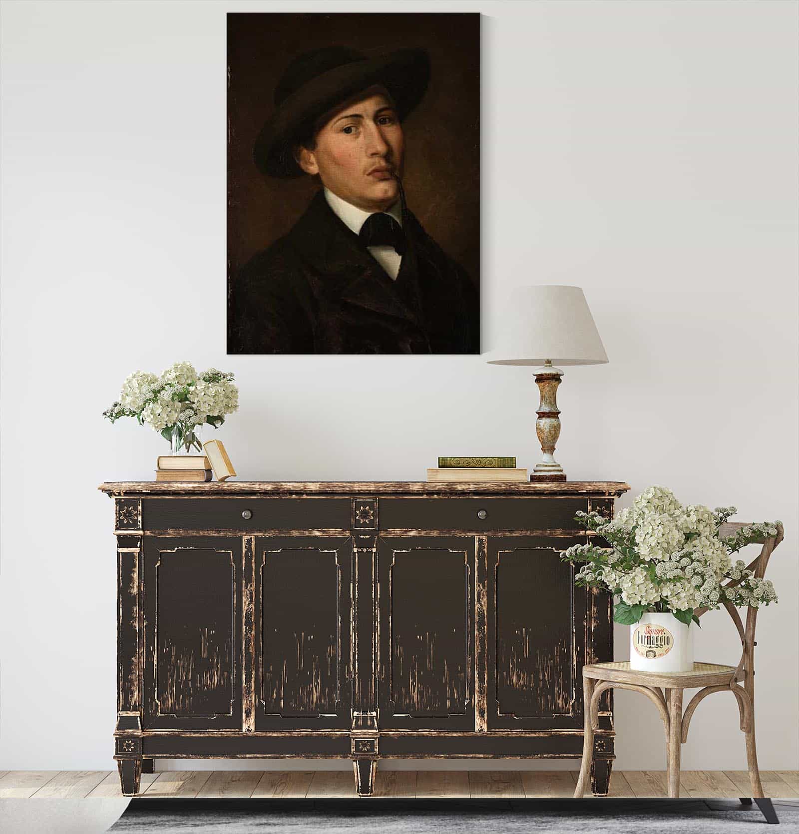 Selvportrett by Amaldus Nielsen