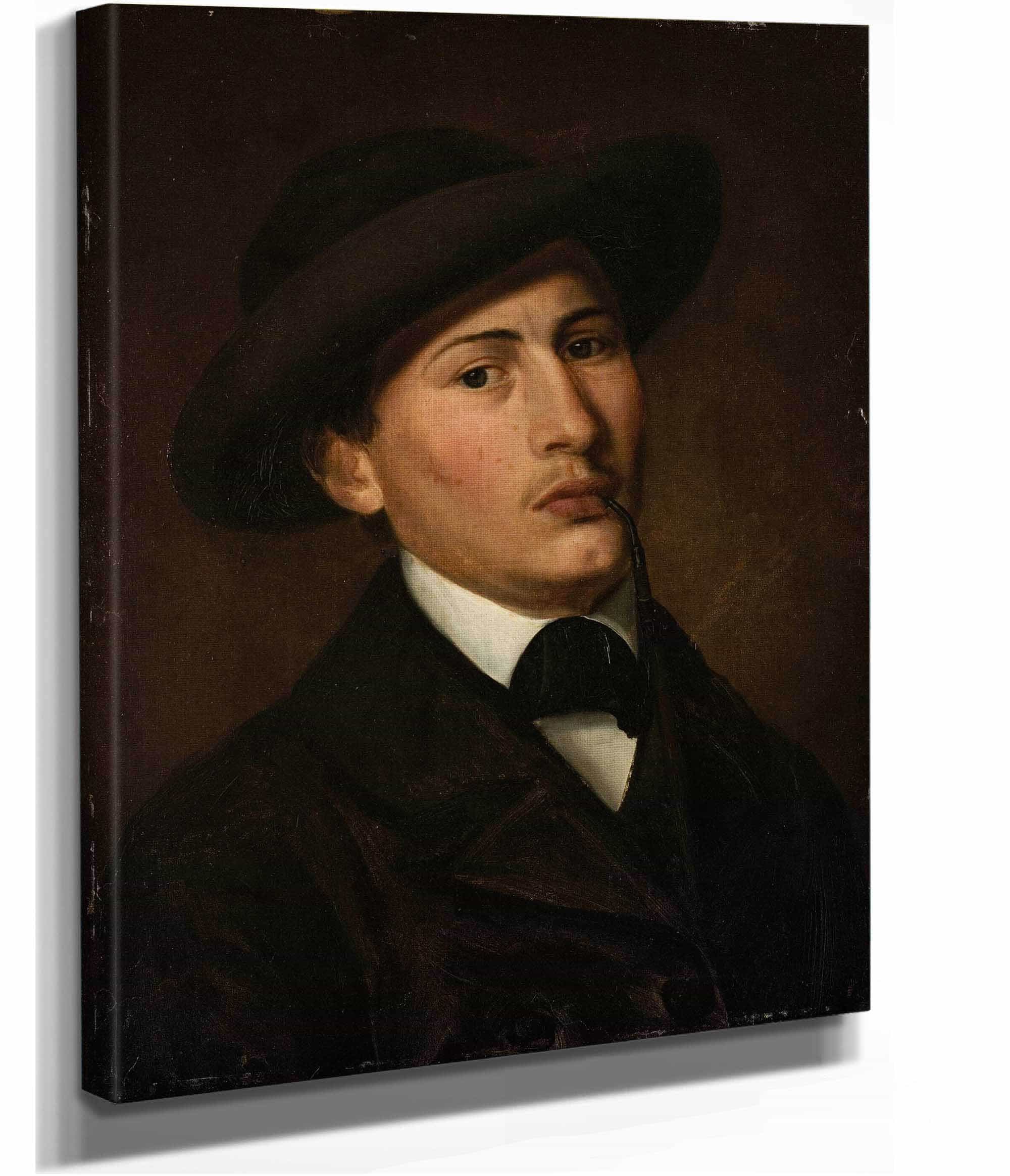 Selvportrett by Amaldus Nielsen
