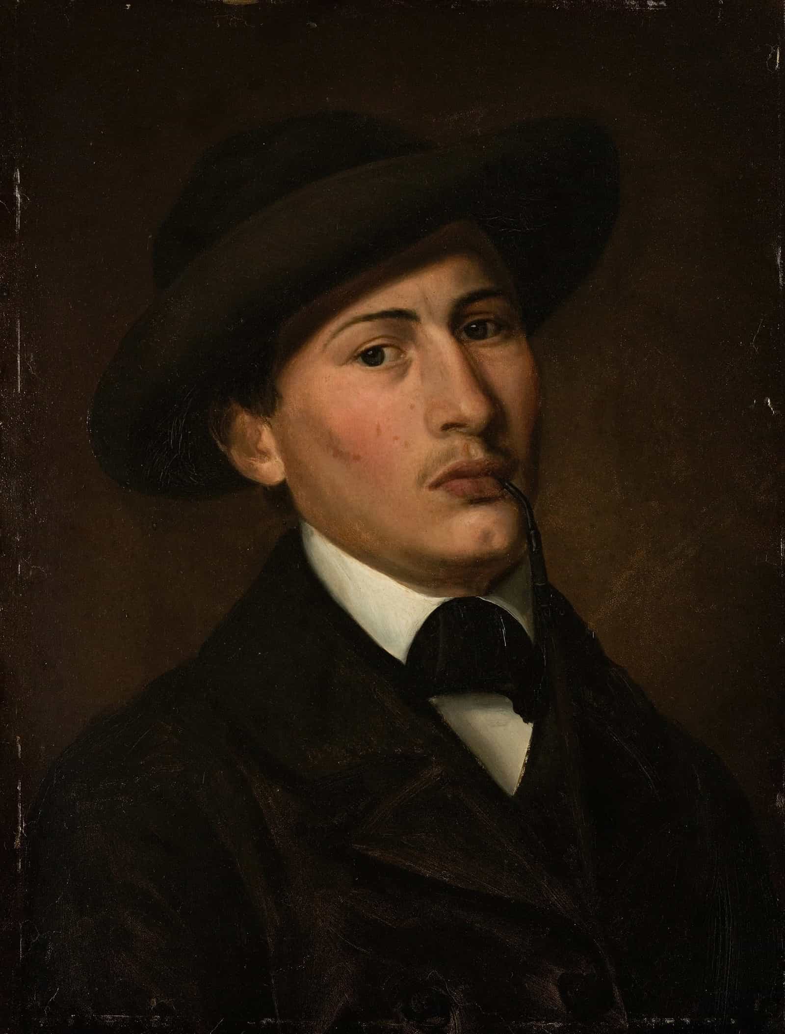 Selvportrett by Amaldus Nielsen