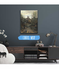 Semur Le Chemin De Leglise by Jean Baptiste Camille Corot