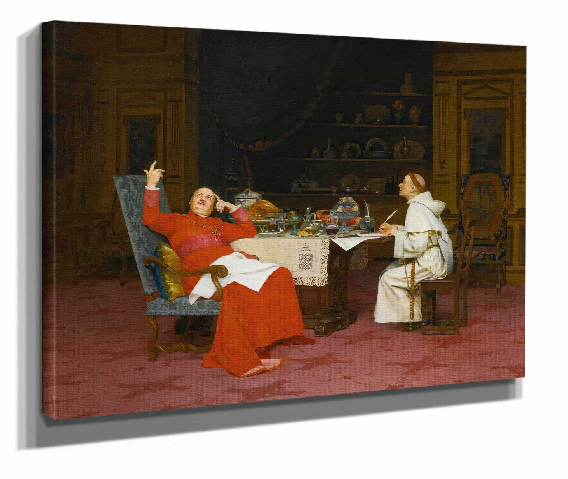 Sermon Sur Labstinence by Jehan Georges Vibert