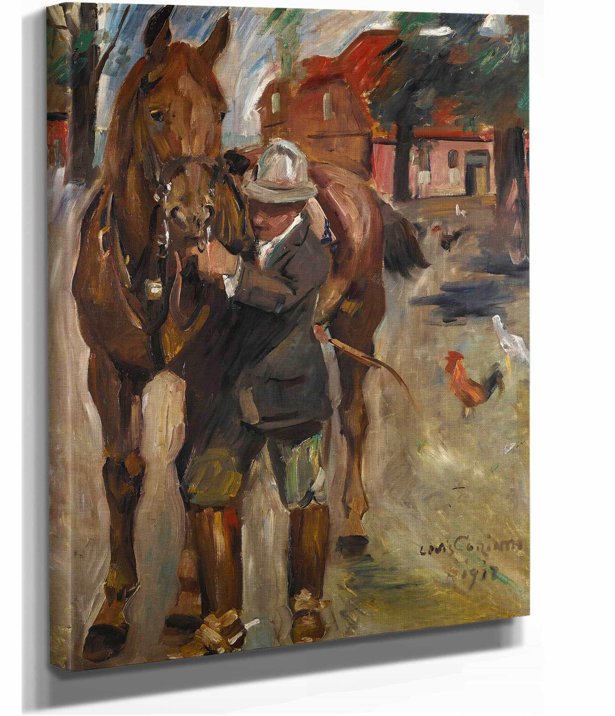 Setting Out For A Ride by Lovis Corinth