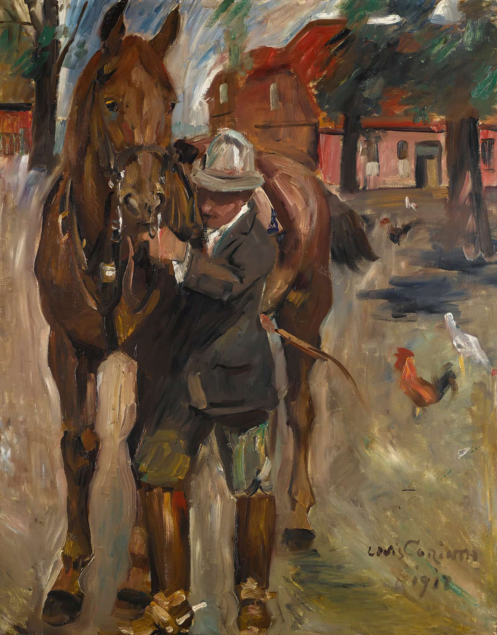 Setting Out For A Ride by Lovis Corinth