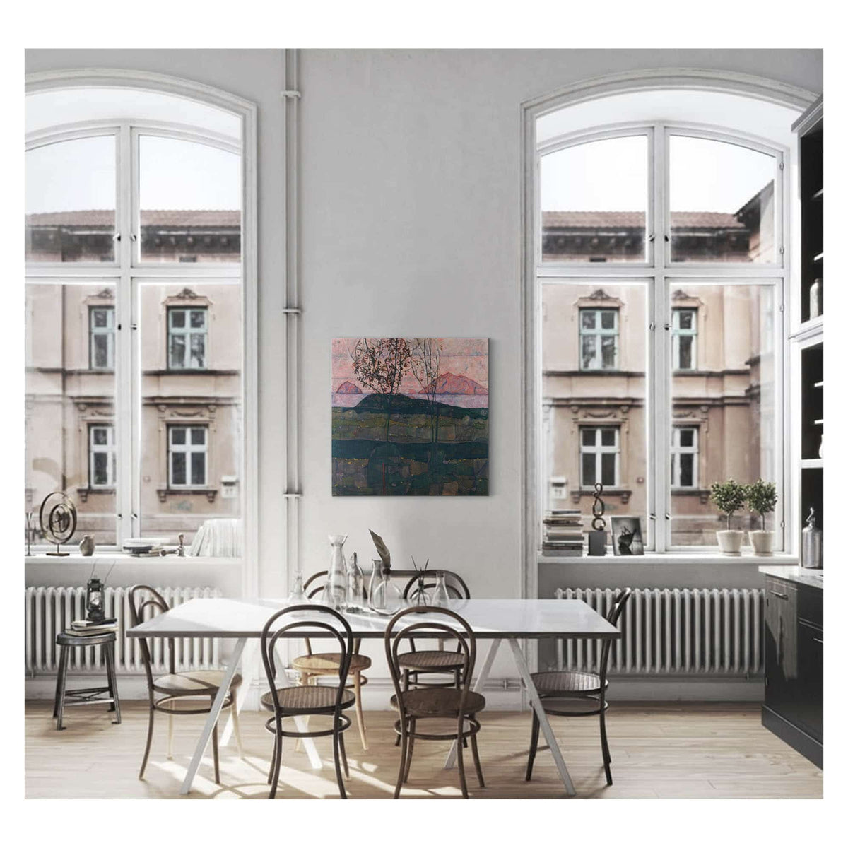 Setting Sun by Egon Schiele