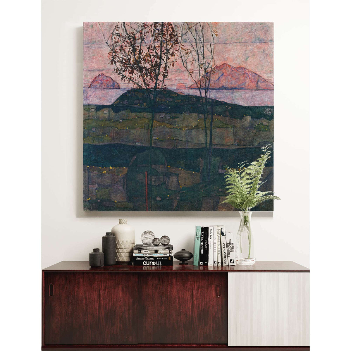 Setting Sun by Egon Schiele