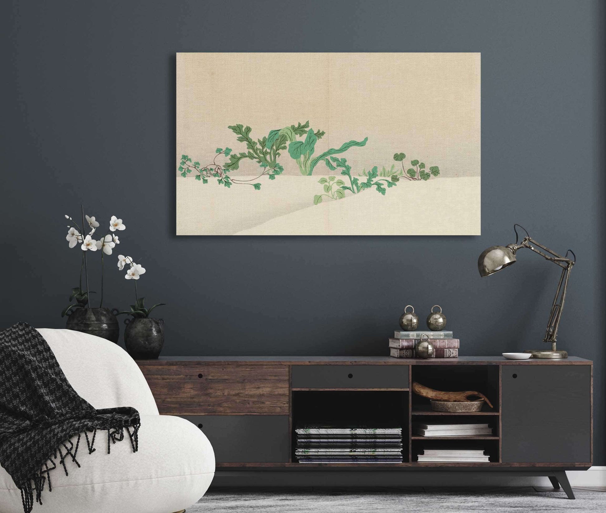 Seven Herbs Of Early Spring Nanagusa by Kamisaka Sekka