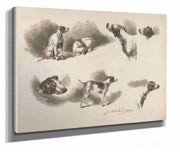 Seven Studies On Hound by George Morland