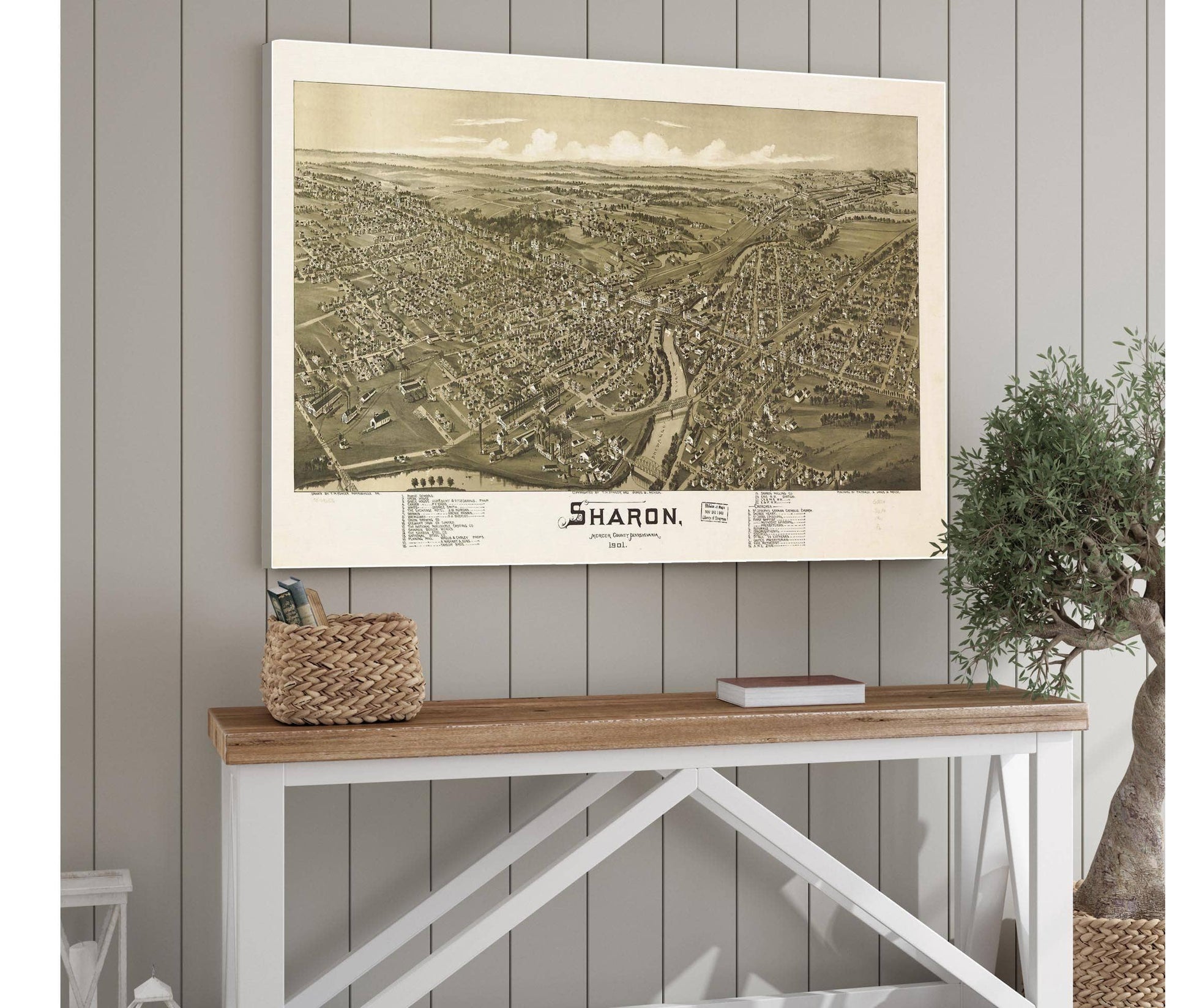 Sharon Mercer County Pennsylvania 1901  State Of Pennsylvania