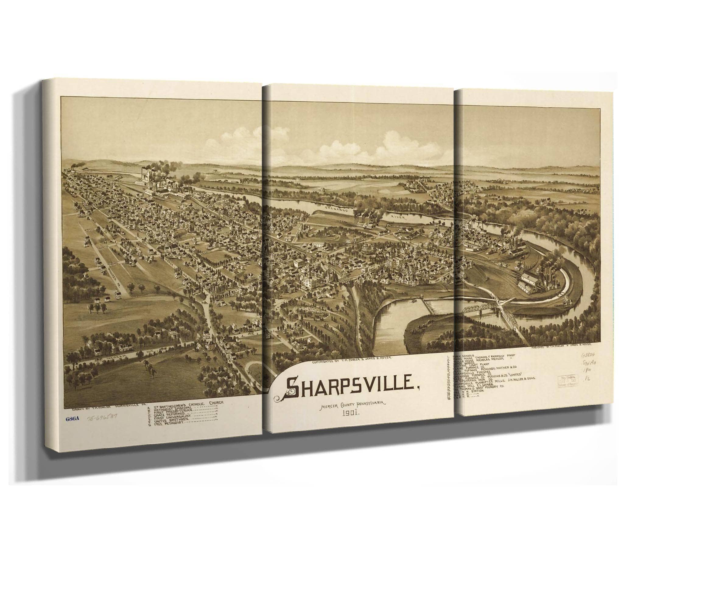 Sharpsville Mercer County Pennsylvania 1901  State Of Pennsylvania