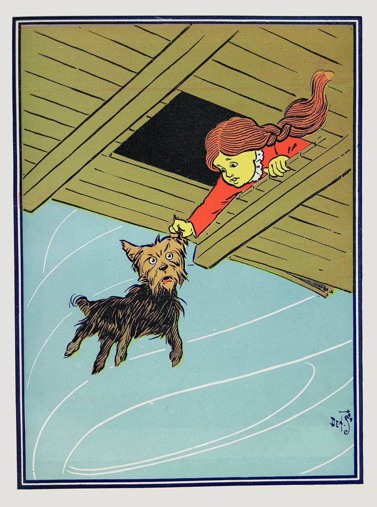 She Caught Toto By The Ear by William Wallace Denslow