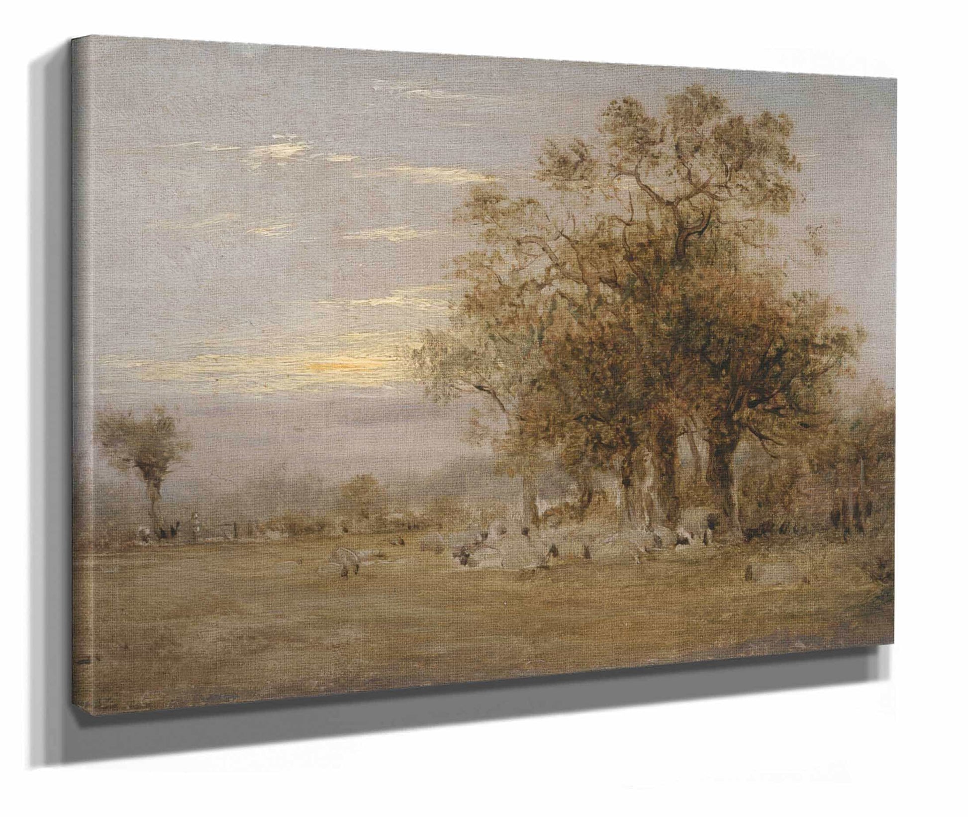 Sheep Grazing by John Linnell