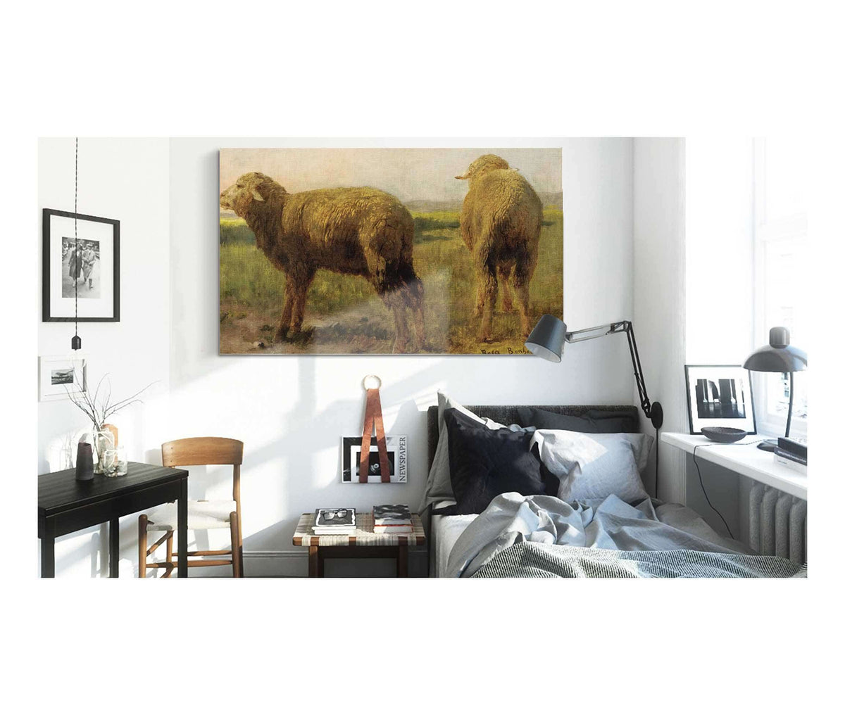 Sheep In A Meadow by Rosa Bonheur