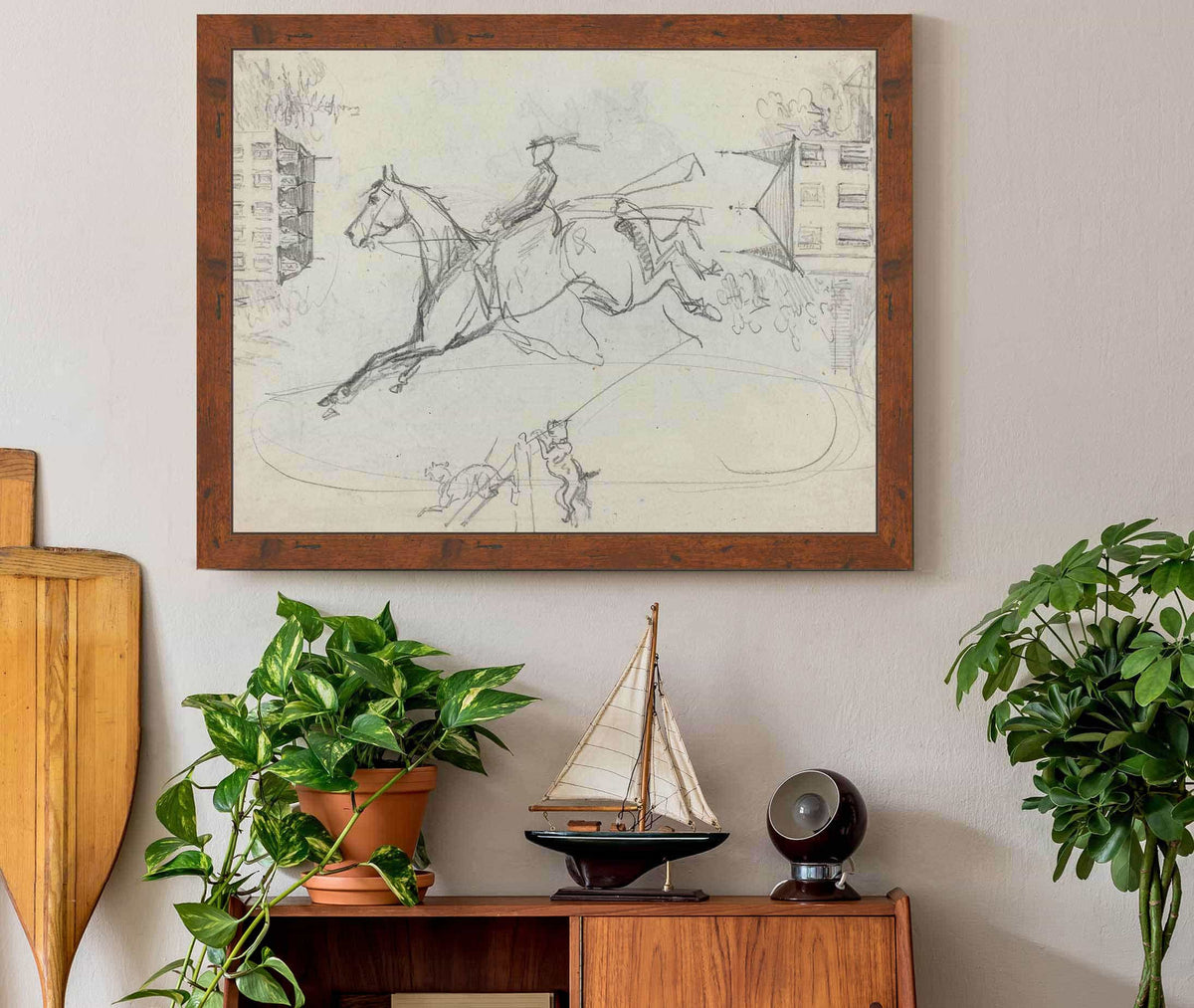 Sheet Of Sketches by Henri De Toulouse Lautrec