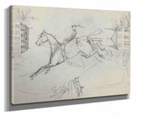 Sheet Of Sketches by Henri De Toulouse Lautrec