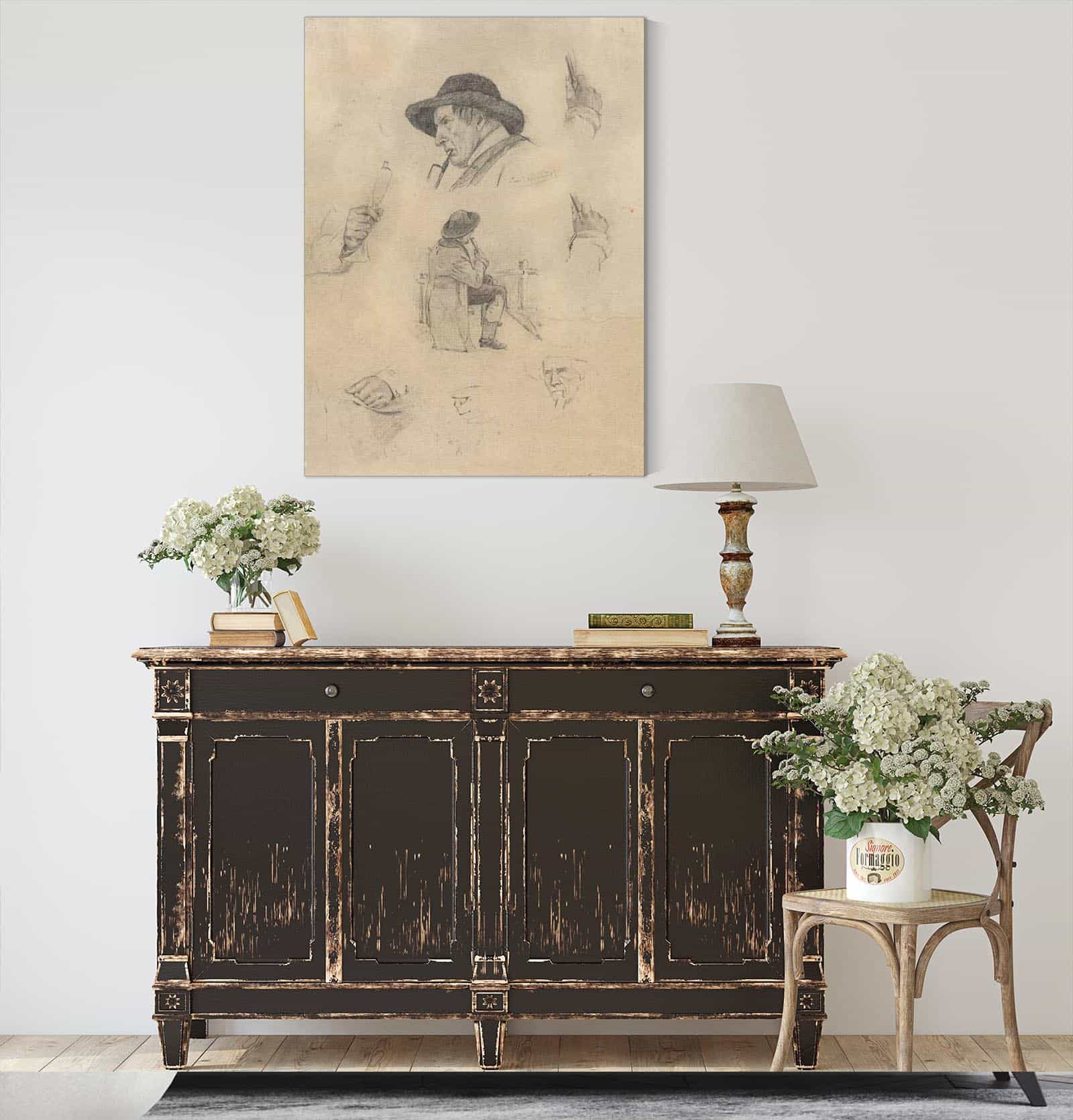 Sheet Of Sketches by Lovis Corinth