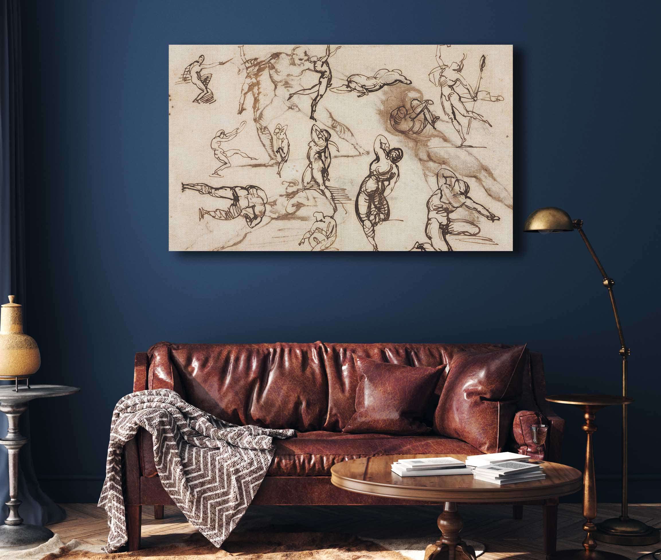 Sheet Of Sketches Verso by Theodore Gericault