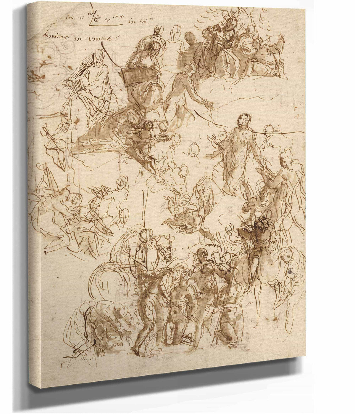Sheet Of Studies For The Martyrdom Of Saint George by Paolo Veronese
