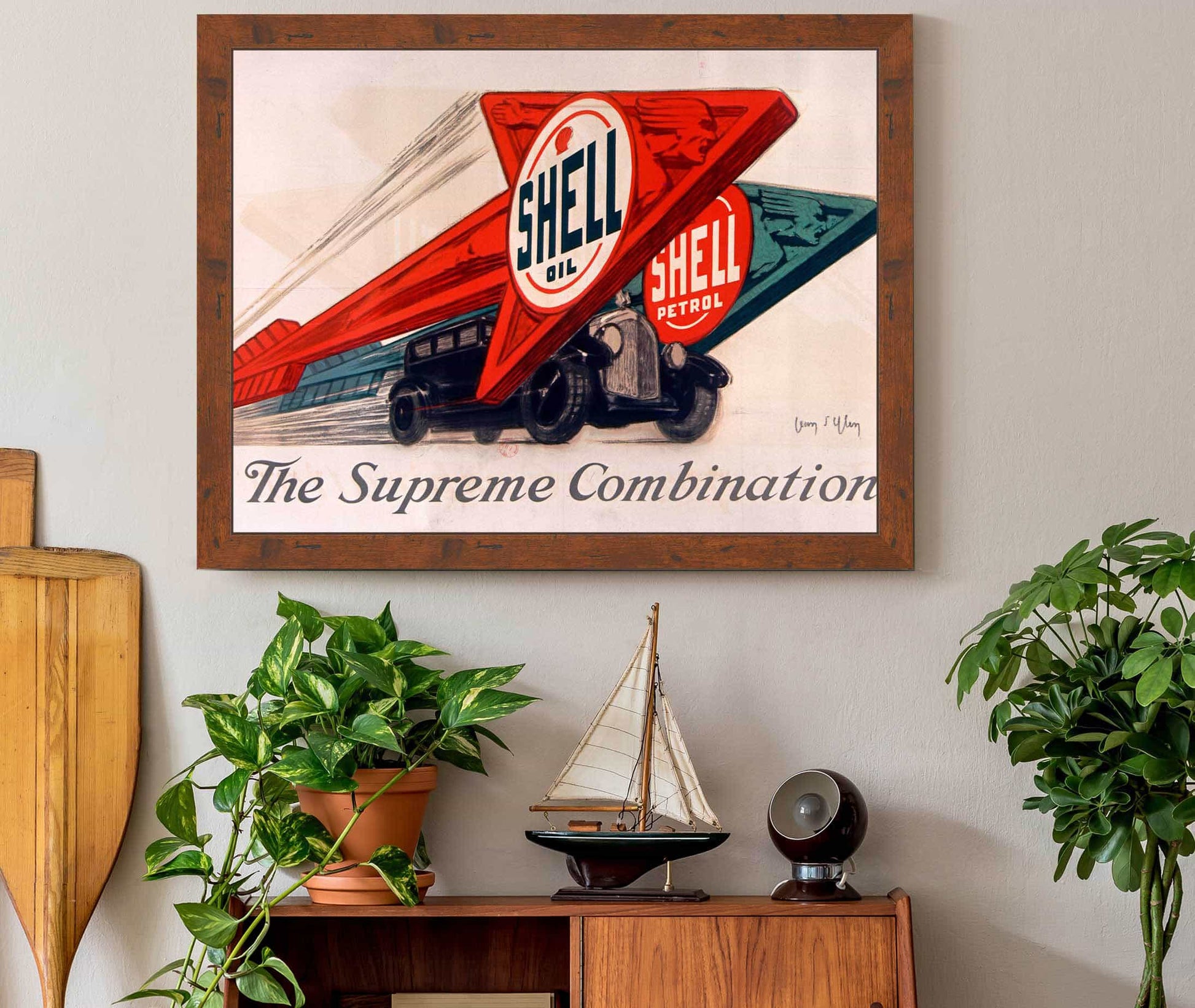 Shell Oil Shell Petrol The Supreme Combination by Jean Dylen