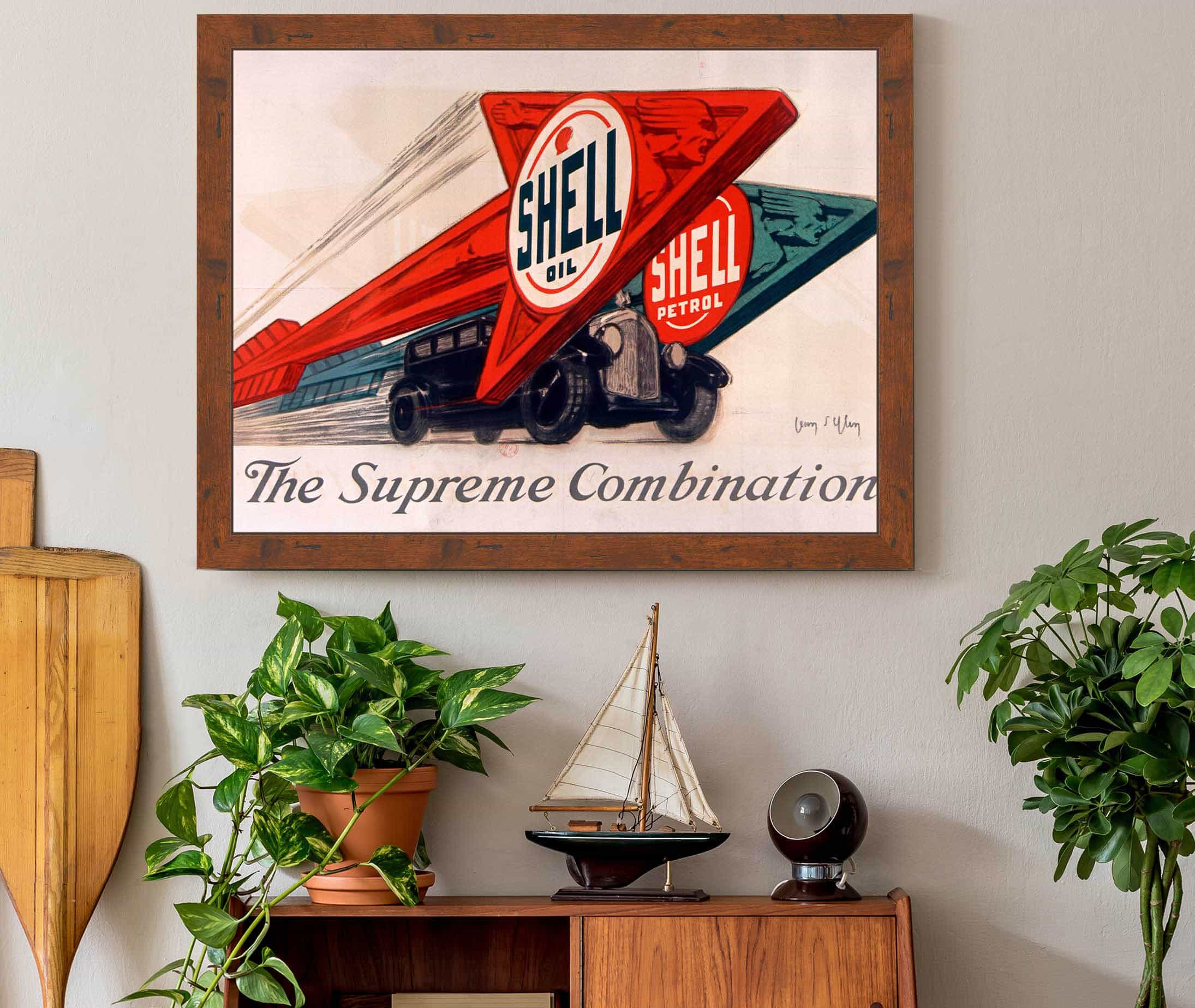 Shell Oil Shell Petrol The Supreme Combination by Jean Dylen
