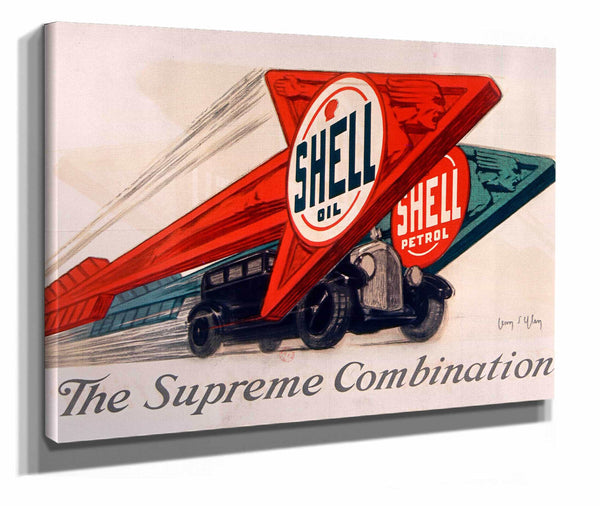 Shell Oil Shell Petrol The Supreme Combination by Jean Dylen