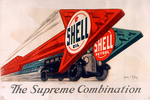 Shell Oil Shell Petrol The Supreme Combination by Jean Dylen