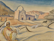 Shepherd In The Atlas Mountains by Gerda Wegener