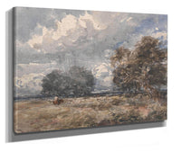 Shepherding The Flock Windy Day by David Cox