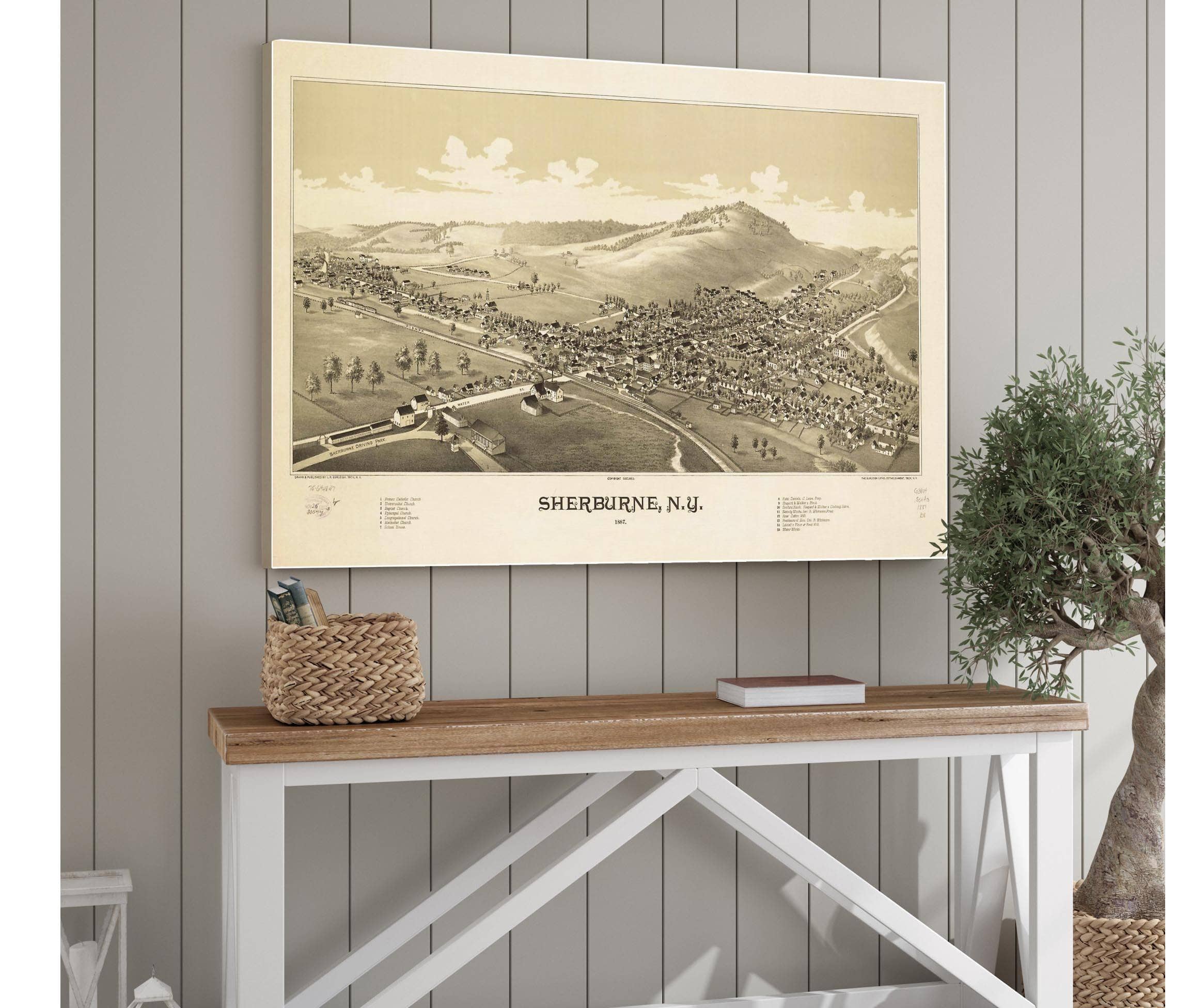 Sherburne Ny 1887  State Of New York