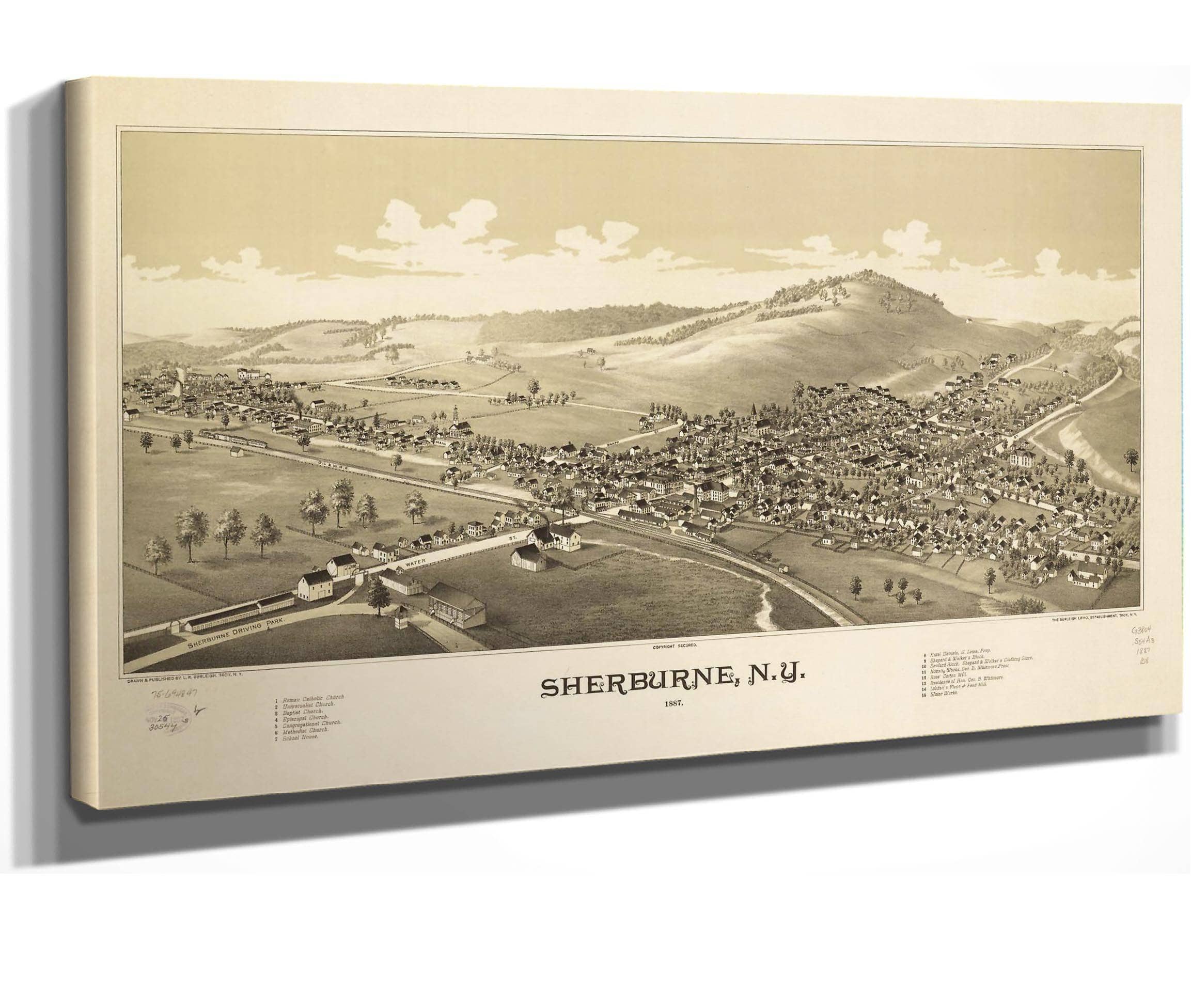 Sherburne Ny 1887  State Of New York