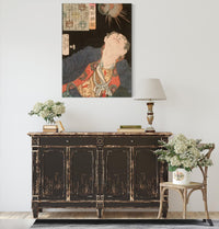 Shigeno Yozaemon And A Bursting Shell by Tsukioka Yoshitoshi