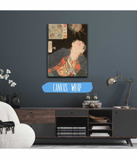 Shigeno Yozaemon And A Bursting Shell by Tsukioka Yoshitoshi