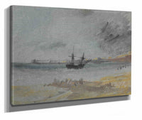 Ship Aground Brighton by Joseph Mallord William Turner