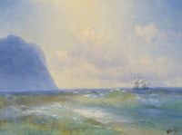 Ship At Sea by Ivan Konstantinovich Aivazovsky