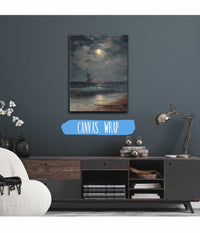 Ship By Moonlight by Ivan Konstantinovich Aivazovsky