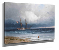 Ship By The Shore by Ivan Konstantinovich Aivazovsky