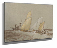 Shipping Between And by Joseph Mallord William Turner