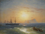 Shipping Off Ischia by Ivan Konstantinovich Aivazovsky